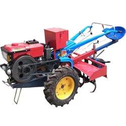 Two Wheel Walk Behind Tractor with Rototiller Rototiller 8HP 10HP 12HP 15HP 18HP 20204 New Popular