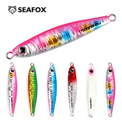 SF16 Cast Metal Jig Slow Pitch Jig 40 60 80G Shore Casting Jigging Spoon Saltwater Fishing Lure Slow Bee Jig Artificial Bait