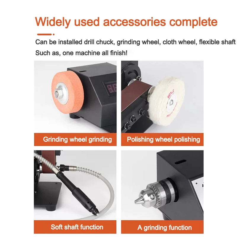 795 Upgrade Version Multi-functional Electric Belt Machine Polishing Sharpener Multi-angle Sander Desktop Sanding Grinder 220 V