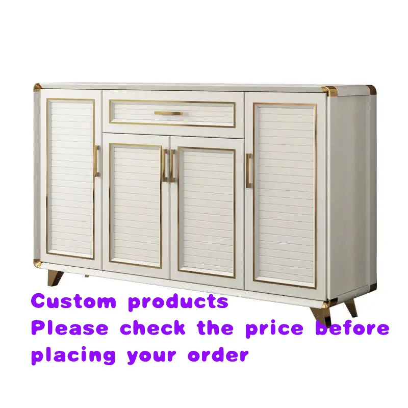 custom.Minimalist Modern Aluminum Multifunctional Waterproof Large Capacity Shoe Cabinet & Outdoor Entryway Home Furniture Organ