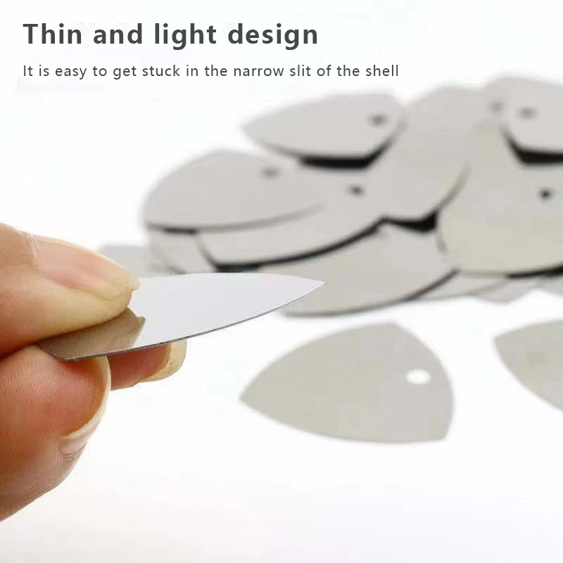 

10pcs Metal Mobile Phone Opening Tools Metal Guitar Picks Pry Opener For IPhone For IPad Tablet PC Disassemble Repair Tool Kit