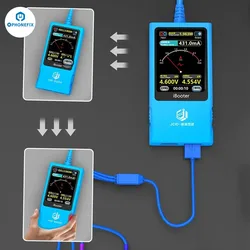 JC iBooter Current Analyzer Precision Fault Date Diagnosis Boot Voltage Real-time Pointer and Digital Display for IOS Android