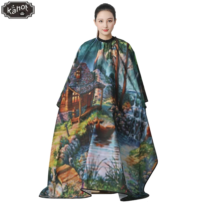 

Hairdressing Apron Cape Retro Style Gown Salon Barber Haircut Apron Wrap Hairdresser Professional Hair Cutting Tools 140*180cm