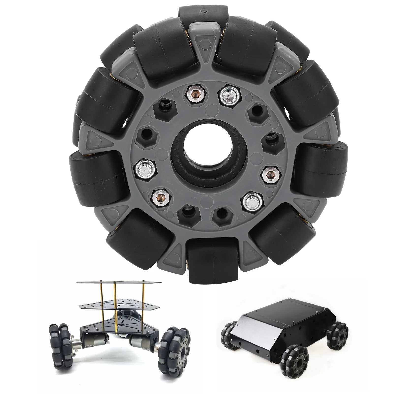 Omni Wheel - 100mm Double Plastic Omni Directional Wheel