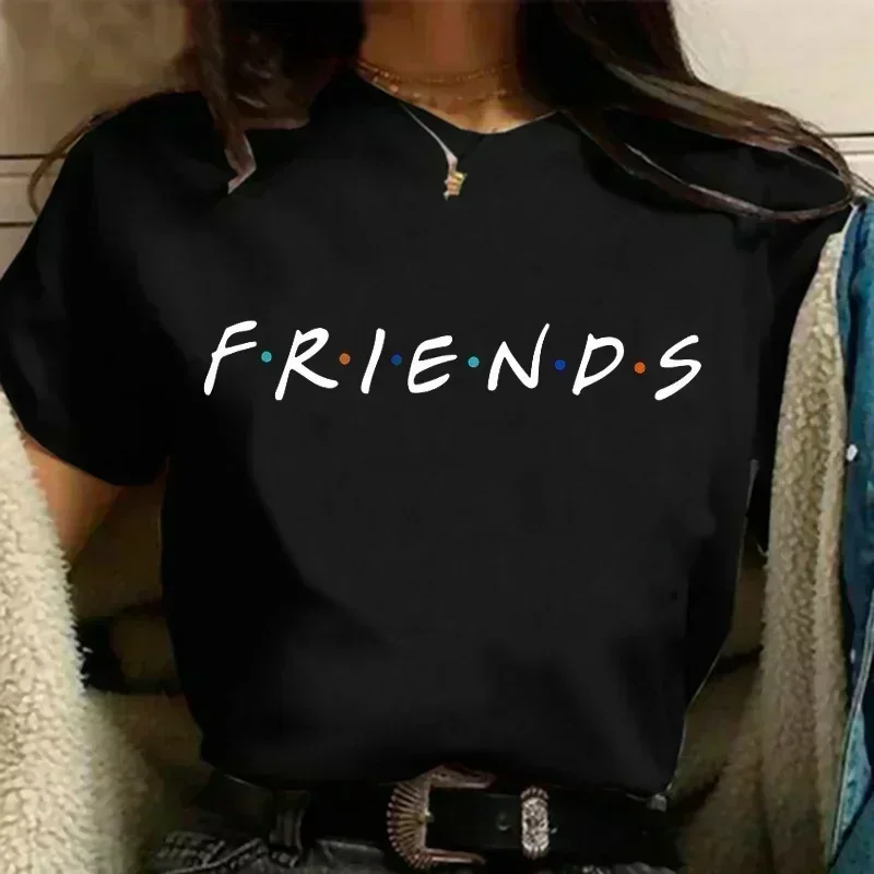 Mode Freunde TV-Show lustige Cartoon T-Shirt Frauen Grafik besten Freunde Harajuku T-Shirt