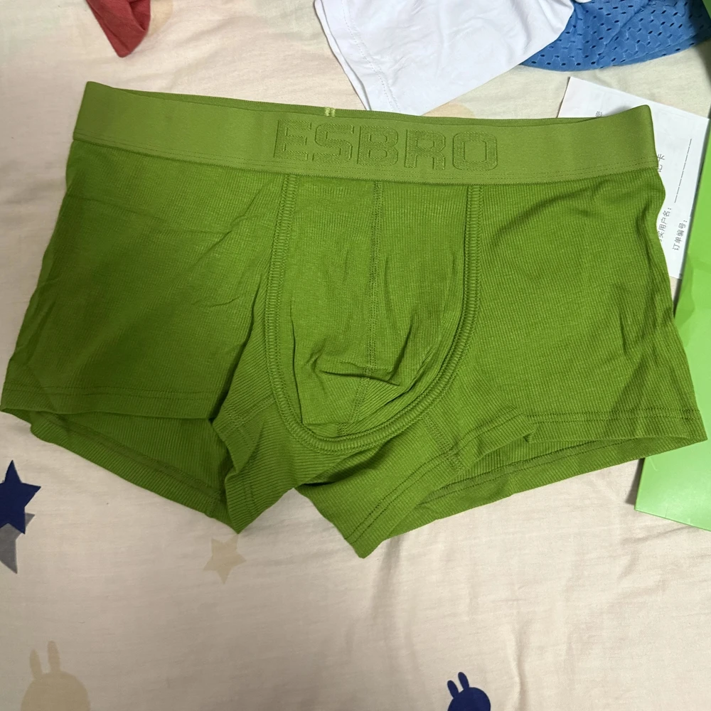 2026 Ribbed Bullet-Separated Boxer Shorts, Wholesale Dropshipping, Cross-border Student Sports Sweat-Absorbing Boxer Briefs E09