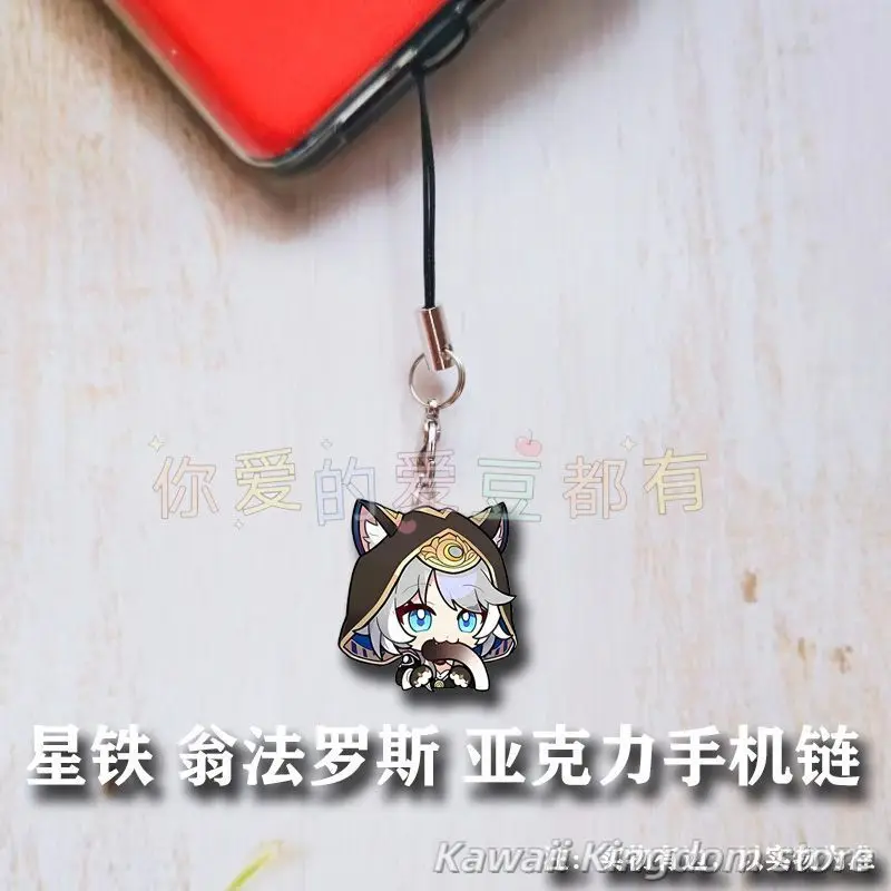Honkai: Star Rail Cifera Anime Game Telefoonketting Telefoontouw Knoop Mobiele telefoon Lanyard Sleutelhanger Vrouw Meisje Tashanger