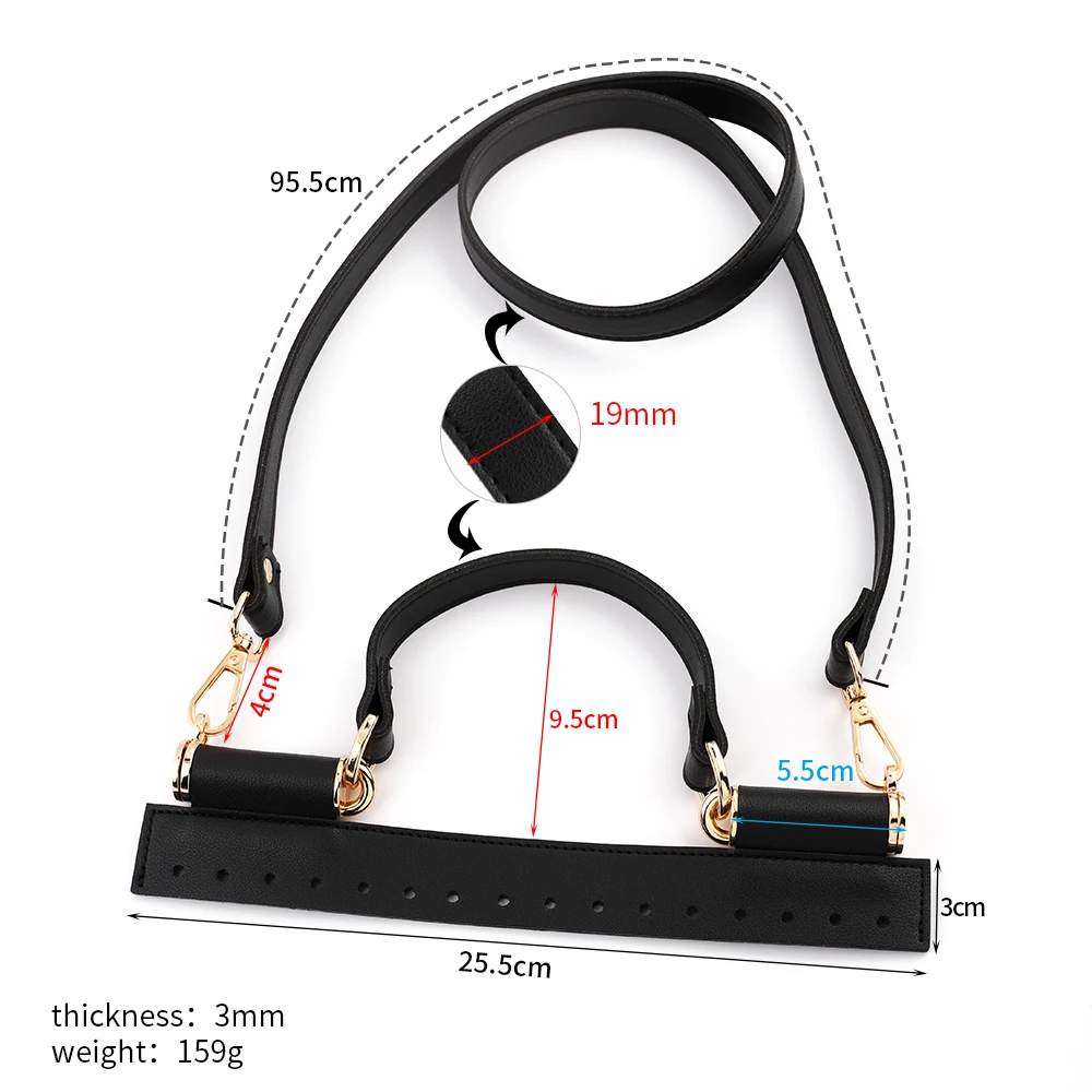 Asas de repuesto para bolso de mano, correas de hombro desmontables, accesorios para manualidades, 2 piezas