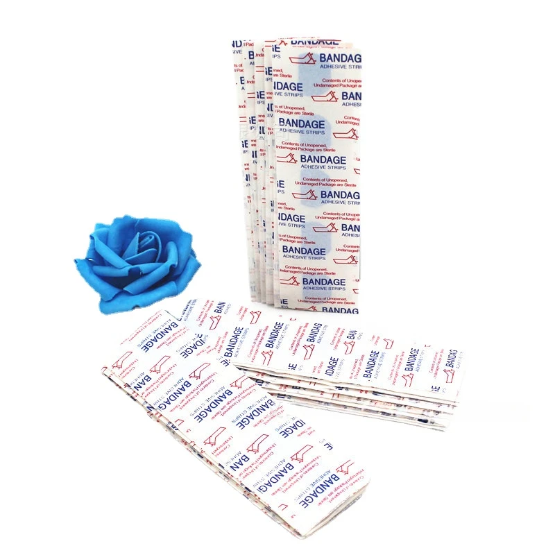 50pcs/set PU Waterproof Band Aid Round Plasters for First Aid Vaccination Wound Skin Patch Transparent Circle Shape Woundplast