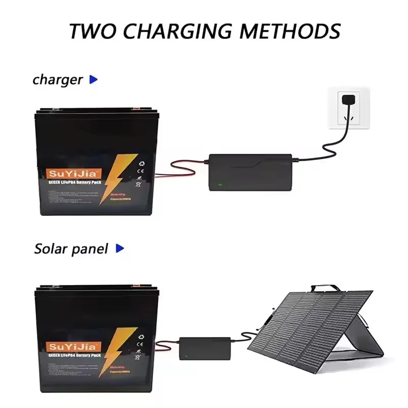 24V 32700 100AH LiFePO4 Battery Is Integrated with BMS 100A for RV Solar External Rechargeable Network Lithium Iron Phosphate