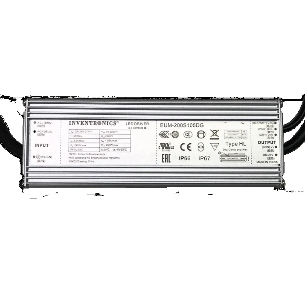 

Inventronics Led Driver200w Ip67 Led 200w Driver 200 Watt Led Driver