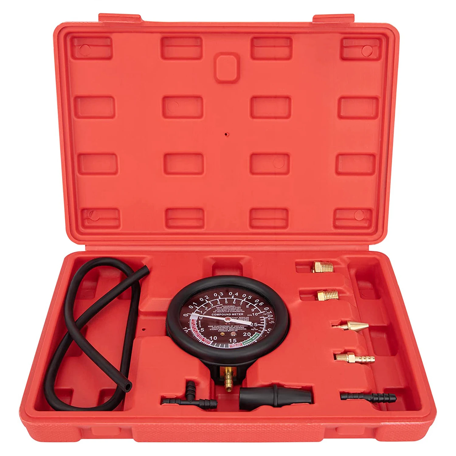 

Tu-1 Автомобильный вакуумный топливный насос, манометр газа, инструмент для диагностики давления карбюратора, набор тестеров утечек