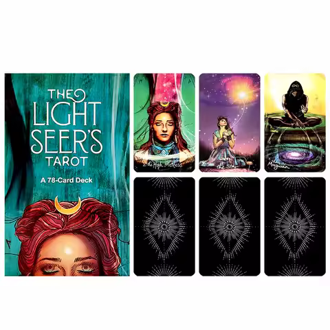 Light Prophet Tarot Cards 78-Card Deck 10.3&times;6cm | English Oracle Divination Board Game for Family &amp; Party
