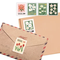 120pcs Box Seal Stickers, Rectangle Gift Package Labels, Thank You For Your Order Stickers, Decorative Baking Gift Bags Packagin