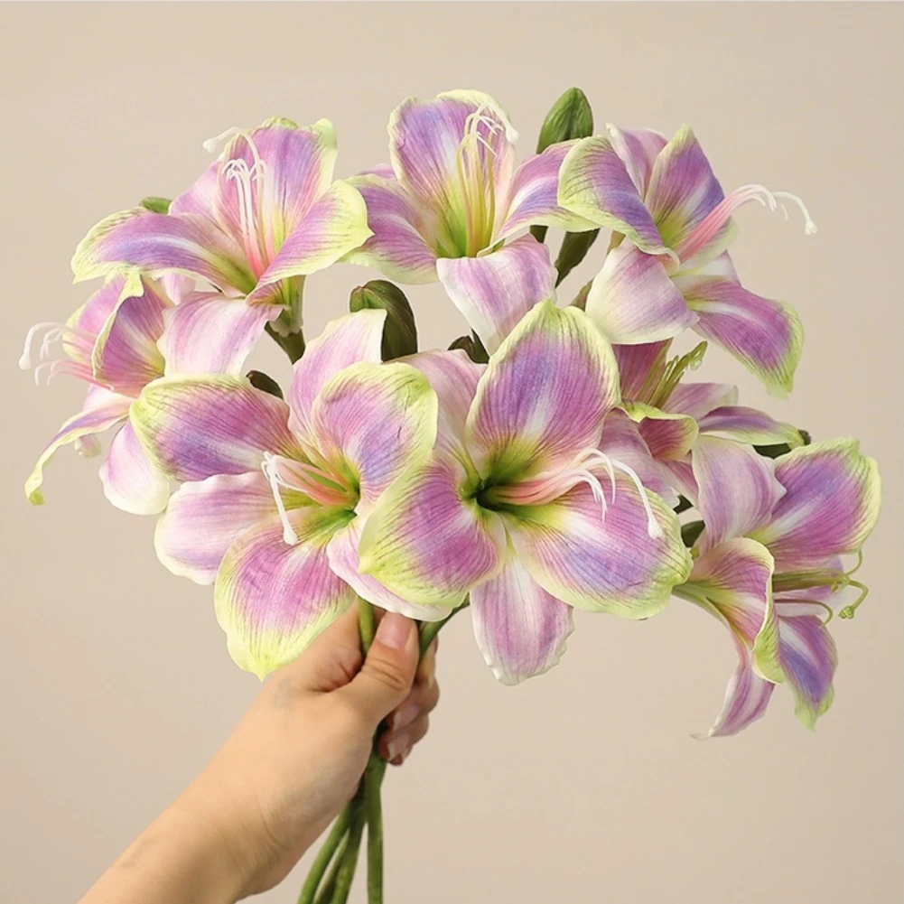 الأوركيد الاصطناعي اثنين رئيس كليفيا زهرة الحرير باقة الأوركيد ورد صناعي DIY بها بنفسك الزفاف والمنزل مكتب غرفة المعيشة الديكور