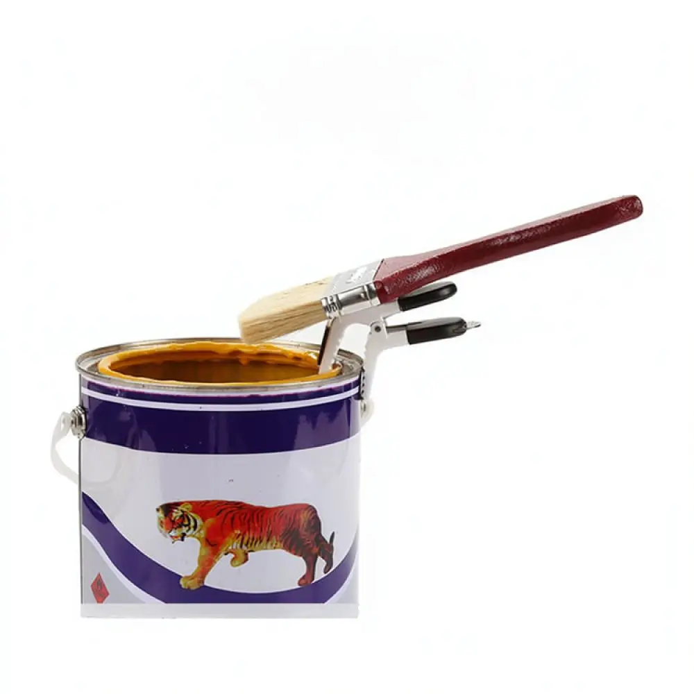 Magnetic Paint Brush Stand Holder Universal Clip For Metal Buckets Professional Construction Painting Hardware