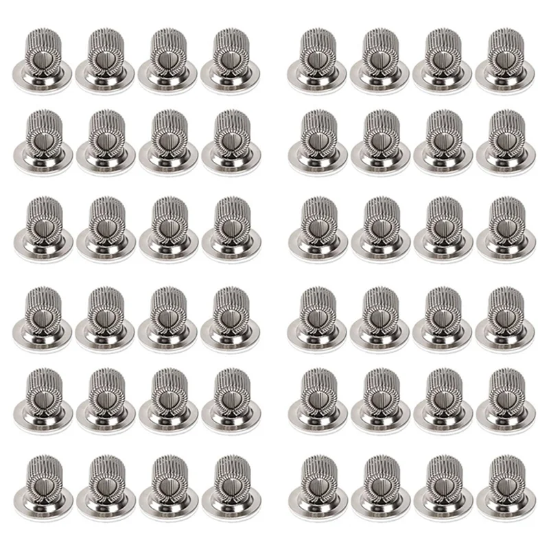 48 PCS Stainless Steel Pen Pencil Holder Clips With Adjustable Spring Loop Self Adhesive Pen Clip Holder