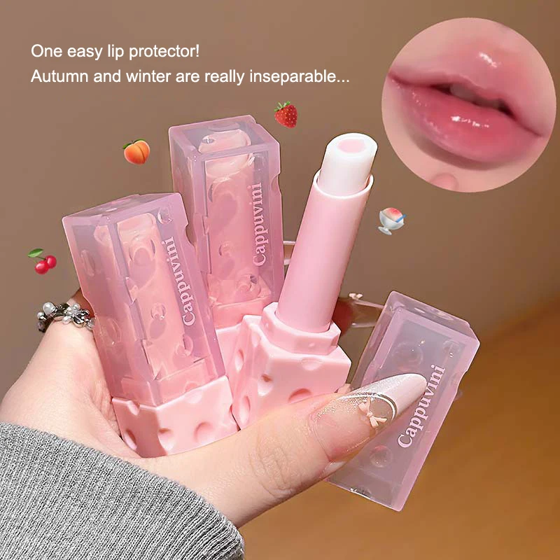 Cappuvini 1/2Pcs Fruit Flavor Lip Oil Set Mirror Water Lip Gloss Moisturizing Nourishing Anti-Dry Crack Lips Plumping Lip Care B