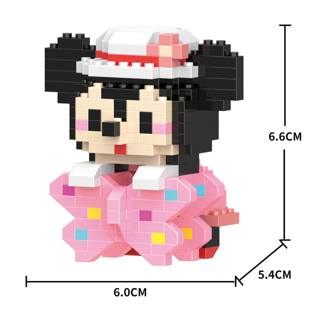 Kurome Cinnamoroll DIY Hello Kitty Stitch Block Charakter-Bausatz Mickey Mouse Baustein-Puppen Spielzeug Geschenk – Detail 40