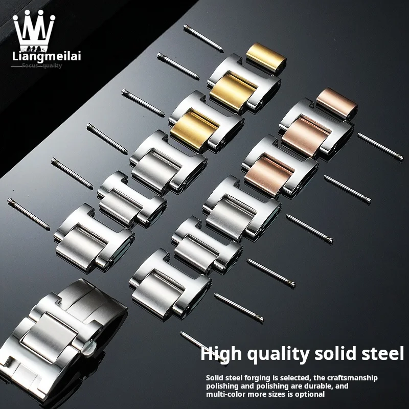 Pour Cartier ballon bleu bande d'acier noeud d'extension bracelet de montre mme hommes bracelet de montre en acier inoxydable fixation d'allongement d'épissure