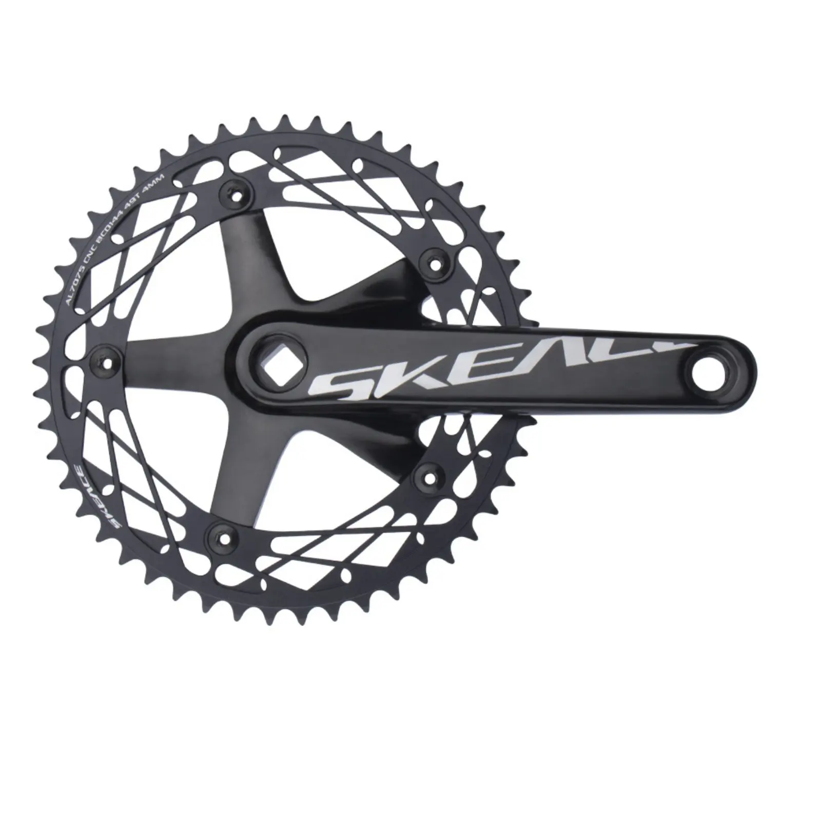 

Комплект шатунов 144 BCD из алюминиевого сплава для фикс-байков и трековых велосипедов, легкий, высокопрочный, для велодромов и ежедневных поездок