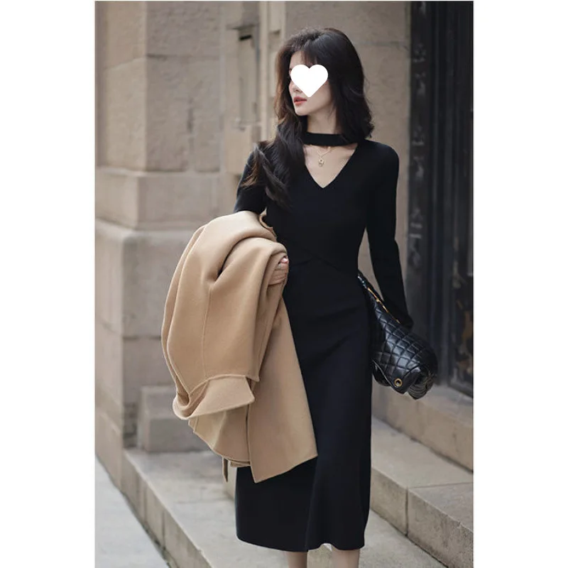 

Пуловеры длиной до колена для женщин, свитера с воротником, джемперы, женские легкие прямые пуловеры для подростков, ярмарка, нежная текстурированная мода