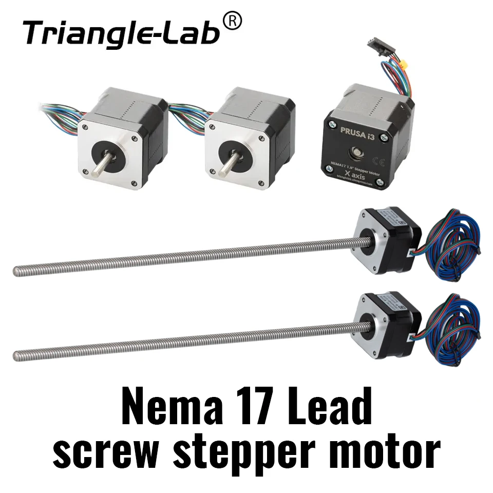 

Trianglelab Новый ВСЕ моторный комплект Все моторные решения Nema17 Шаговые двигатели с винтом для 3D-печати prusa i3 MK3 MK3s медведь