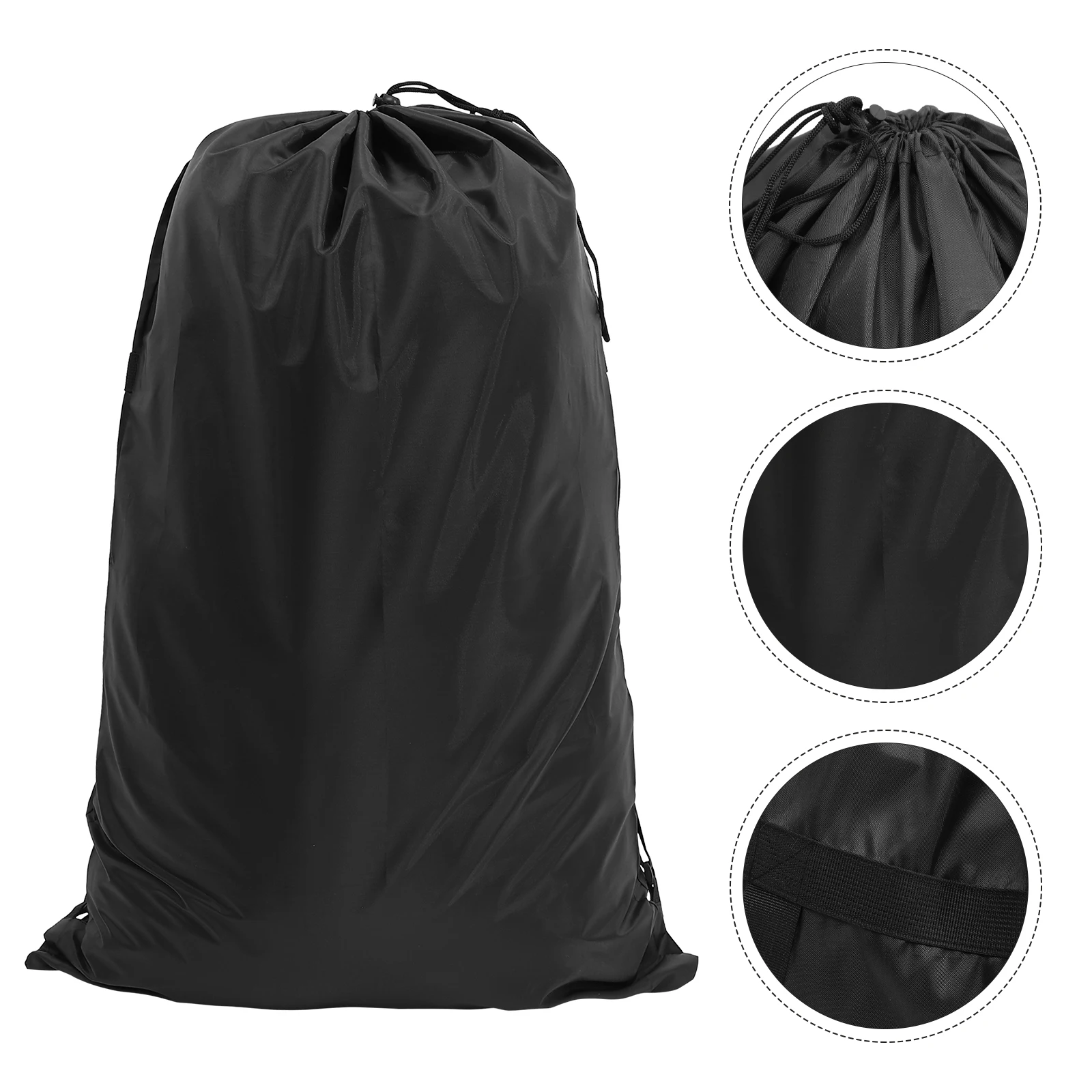 

Travel Laundry Bag Machine Washable Dirty Organizer Double Shoulder Straps Storage Pouch For Home Dorm Room Travel Household