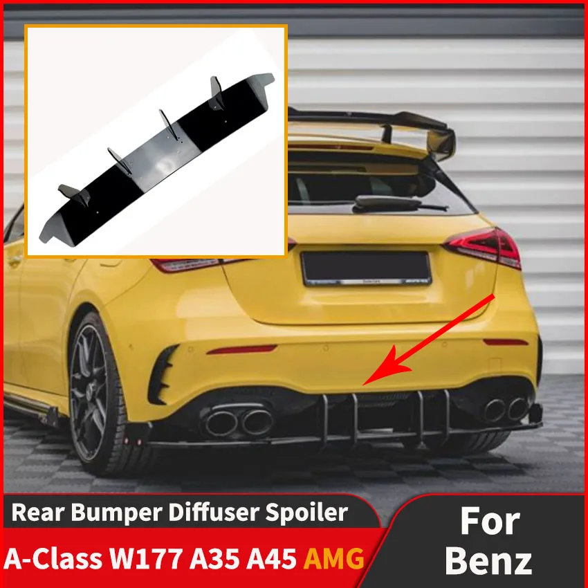 

Задние бамперы, детали для губ для Mercedes-Benz A-Class W177 A35 A45 AMG, задний бампер, шасси, диффузор, спойлер, обвес, автомобильные аксессуары