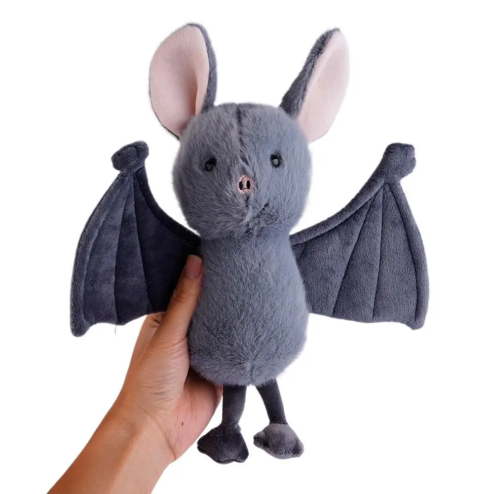 Cartoon Fledermaus Plüschtier Weiches Stofftier für Auto-Rückspiegel Hängende Dekoration Lustiges Design Flauschiger Hängender Fledermaus 20cm – Detail 5