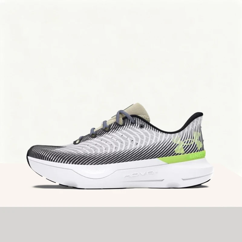 Under Armour Infinite Pro Gray Green Fashionable Lightweight Comfortable Durable Low-Top Lace-Up Running Men Shoe 3027190-105