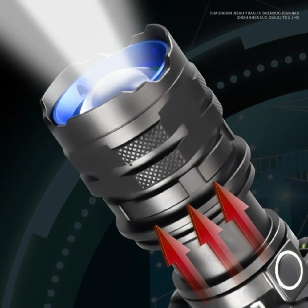 

Водонепроницаемый светодиодный налобный фонарь 30 Вт, белый свет, мощный фонарик, перезаряжаемый налобный фонарь для кемпинга