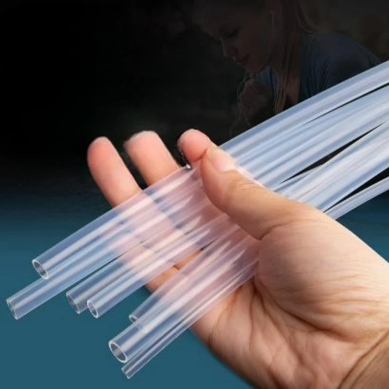 1/2/5/10Meters PTFE Tube PiPe FEP Clear Soft Tube High Temperature Acid Alkali Oil Corrosion Resistance Hose ID 1.58mm-22.2mm