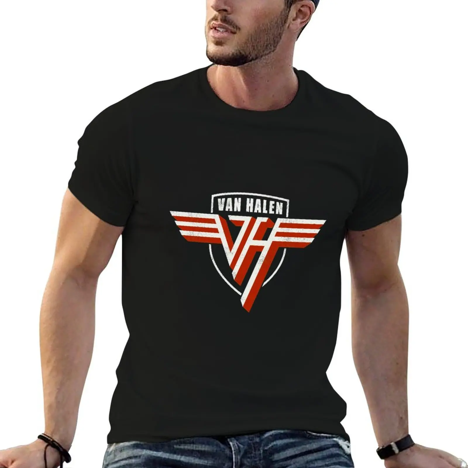 ailes rouges halen rouges T-Shirt summer 2026 street wear heavyweight t shirts for men
