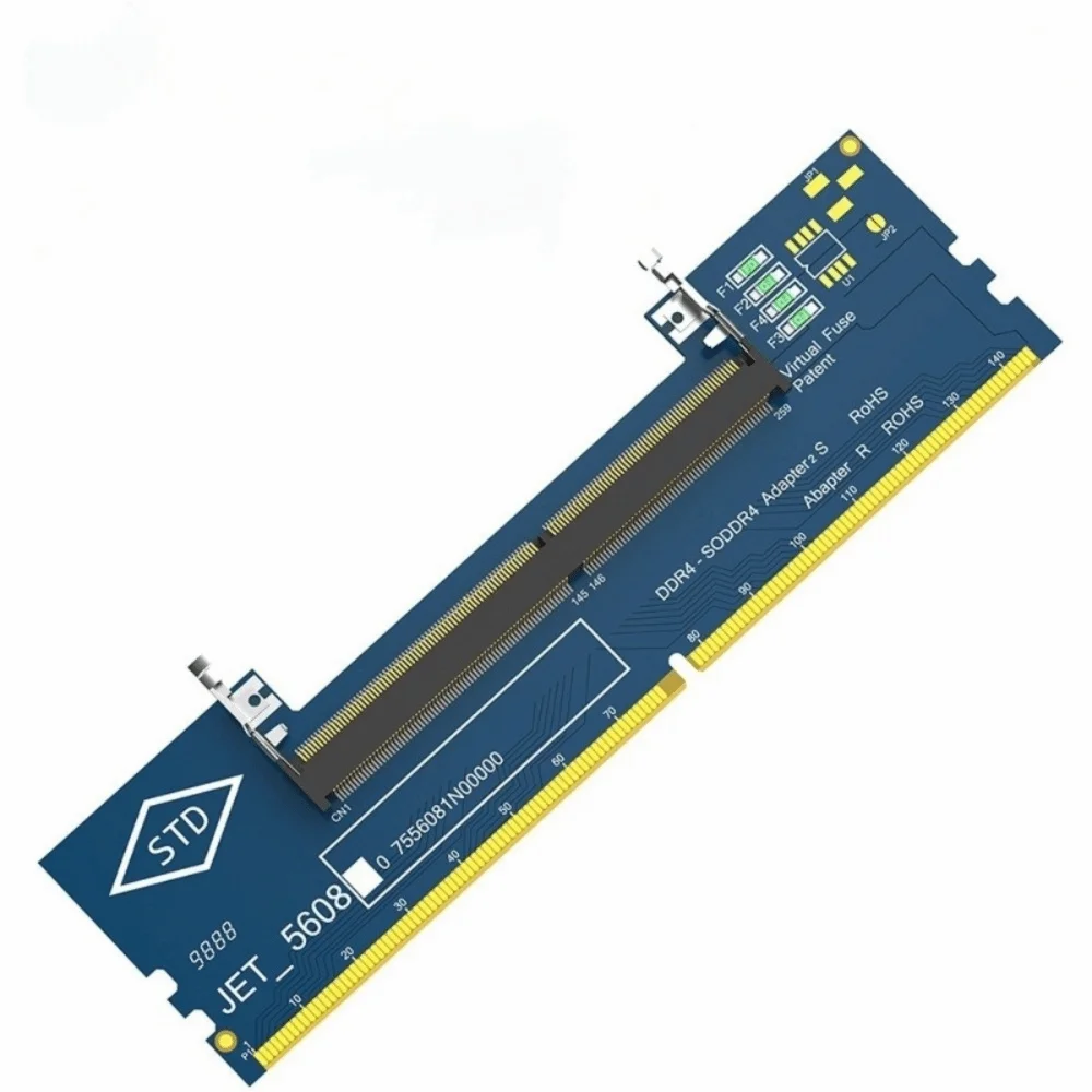 Notebook DDR4 to Desktop DDR4 DDR4 Memory Adapter 5.26in×1.38in 4 Layered PCB Laptop To Desktop Adapter SO DIMM Converter