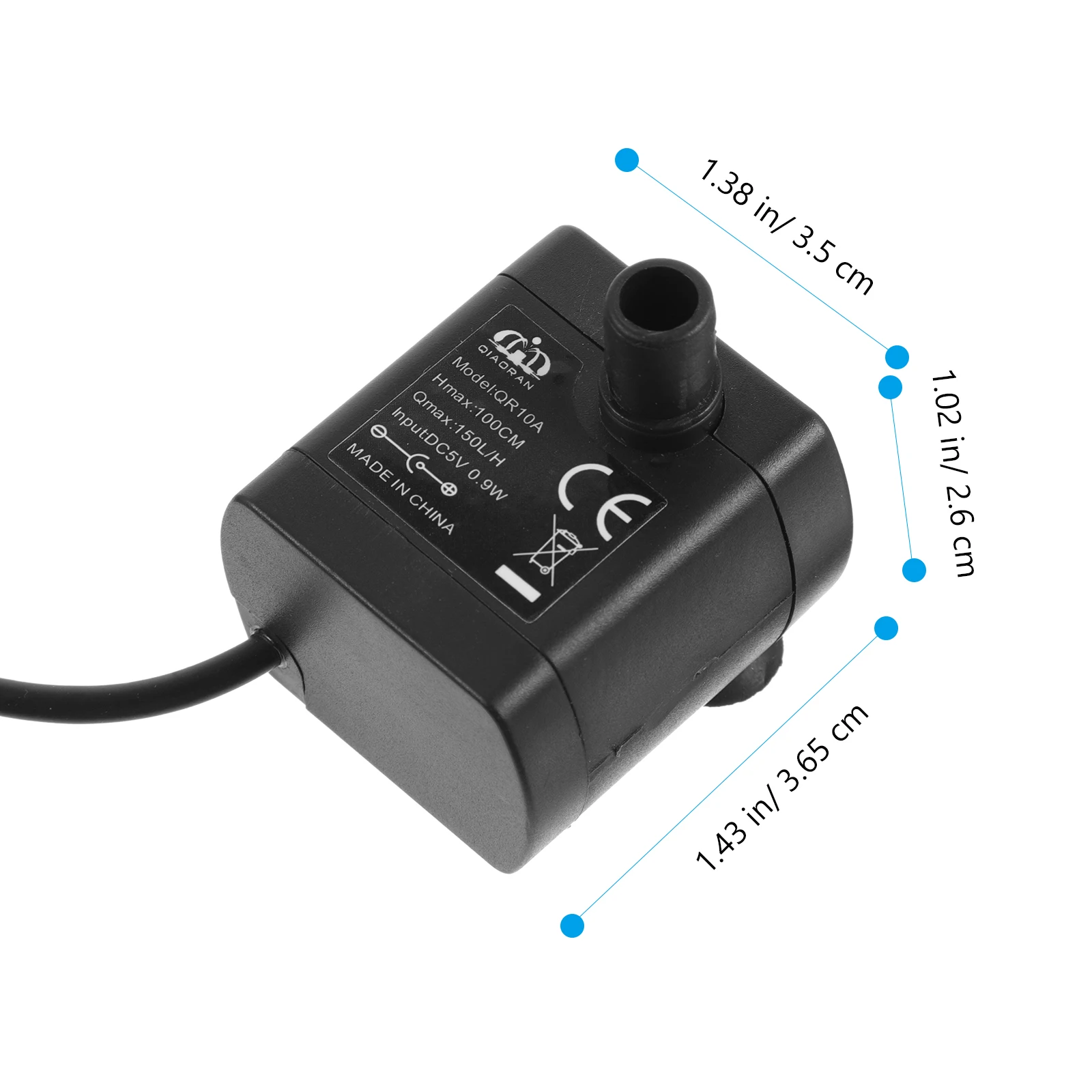 

1Pcs Micro Dc Water Pump Durable Pet Fountain Submersible Quiet Brushless Motor Automatic Dispenser Accessory Pet Fountain Pump