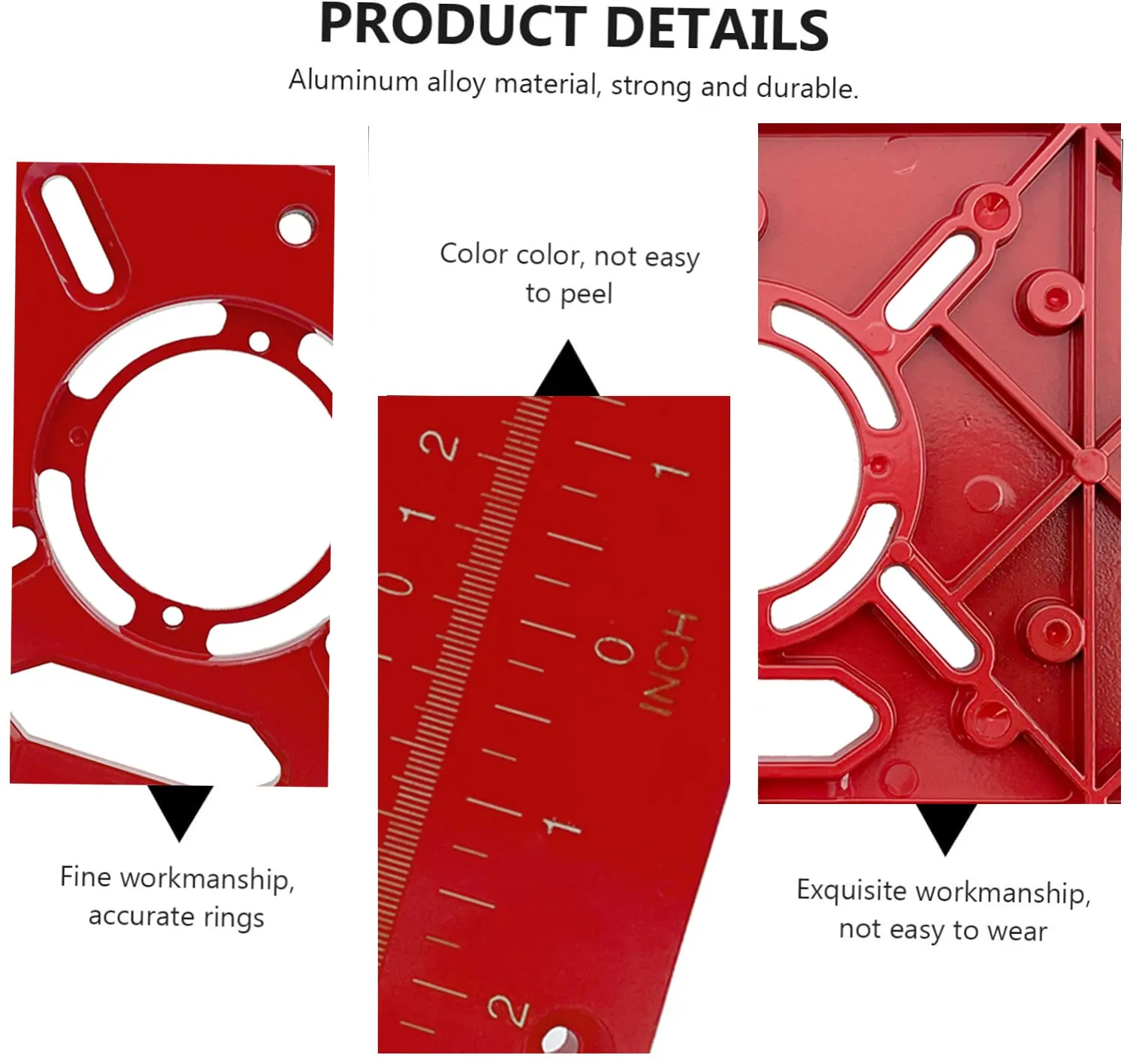 Carpinte Router Tisch Insert Plate Holzbearbeitung Bänke Aluminium Holz Trimmer Modelle Engravur Milling Machine Mit Ringe
