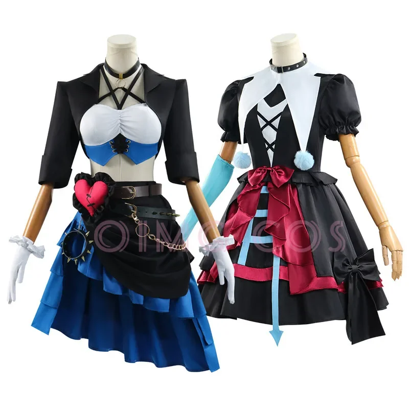 

Escape From Horror Night Eggy Party Stella Irene Косплей Костюм для взрослых Аниме lniform Carniva Костюмы для Хэллоуина