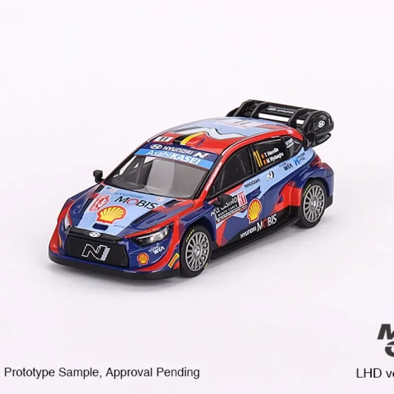 

MINI GT 710 1/64 Hyundai Die-cast simulation static alloy car model collection decoration, a holiday gift for children.