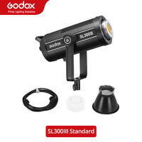 Godox SL300III 300W 5600K White Version LED Video Light Bowens Mount Daylight Balanced 2.4G Wireless X System Control by APP
