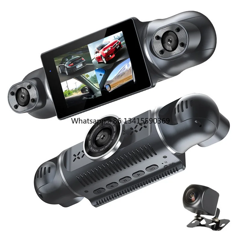 

4 camers 3 Inch IPS Car Dashcam for N300 HD 1080P Wifi Video Recorder GPS 24H Parking Monior G-sensor Loop Recording