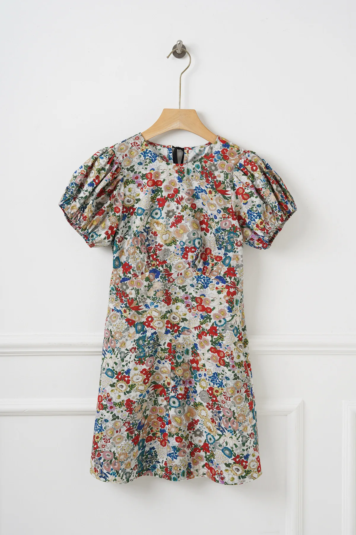 casual mini cotton dress for women Cotton Mini Dress With Sleeves for Woman, Casual Dress, Modest Dress, Short Summer Dress, Natural Fabric, Dress for the Office, Pockets