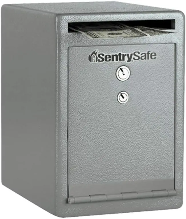 Depository Safe with Dual Key Lock and Money Safe Cash Box