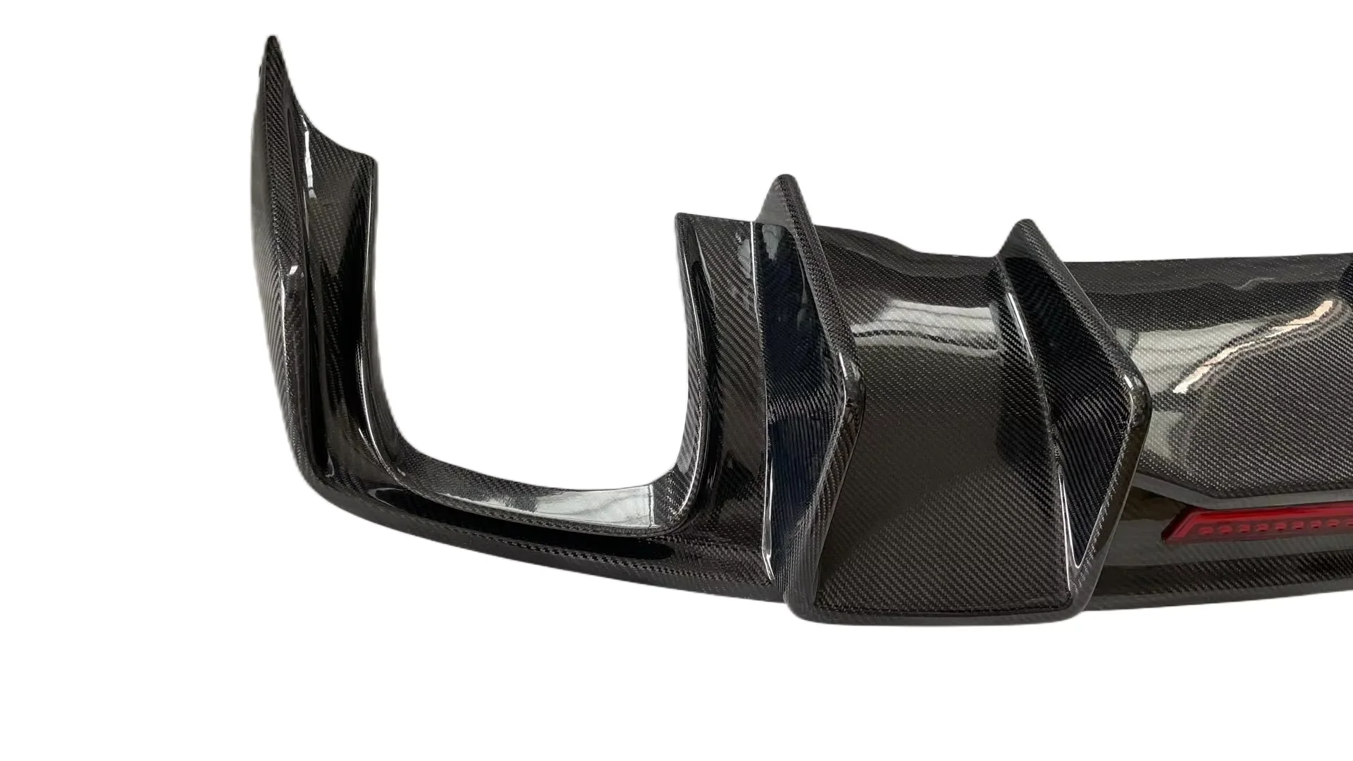 Cocok untuk Audi S4 A4 B8.5 Diffuser Bumper Belakang Serat Karbon Kering Body Kit Rear Lip 2013-2016