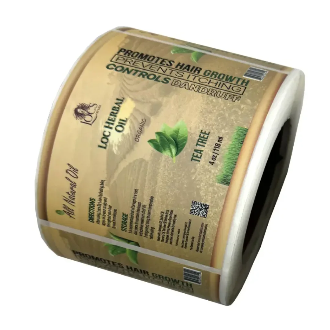 Custom Adhesive Labels for Essential Oil Bottles, Cosmetics, Toiletries, and Waterproof Labels. image 4