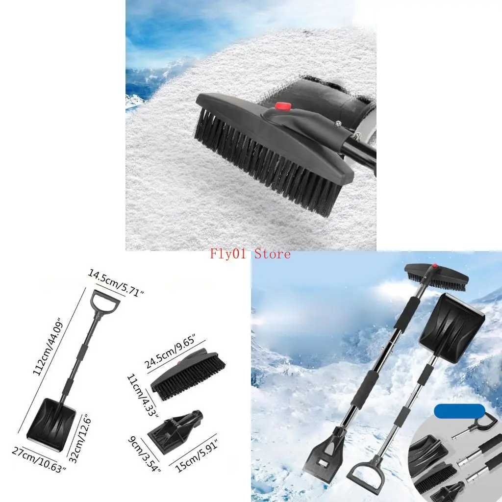 

3 в 1 снежная щетка ледокол.