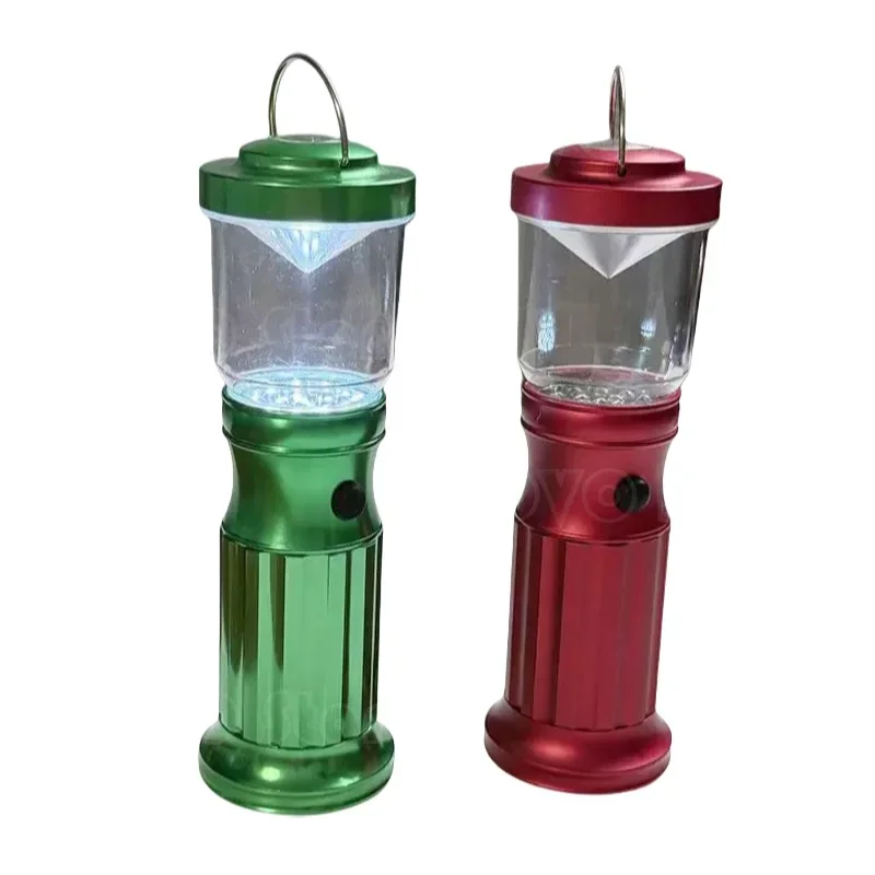 Multifunctional with compass, all aluminum alloy high-end material strong light LED outdoor camping light