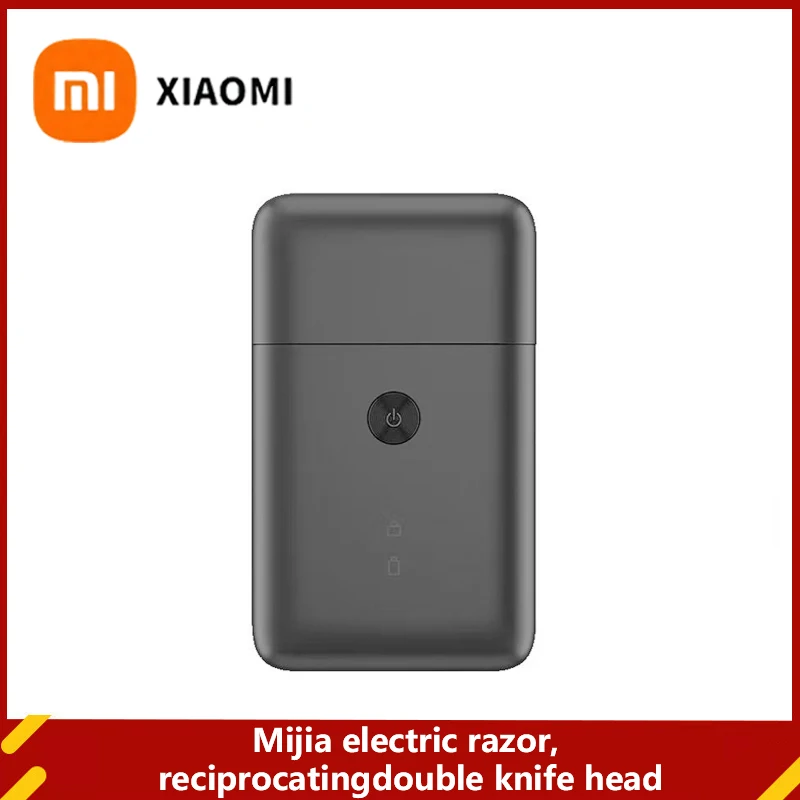 ماكينة حلاقة كهربائية من Xiaomi Mijia شفرة قاطعة مزدوجة ترددية محرك عالي السرعة شفط مغناطيسي IPX7 ماكينة حلاقة محمولة مقاومة للماء