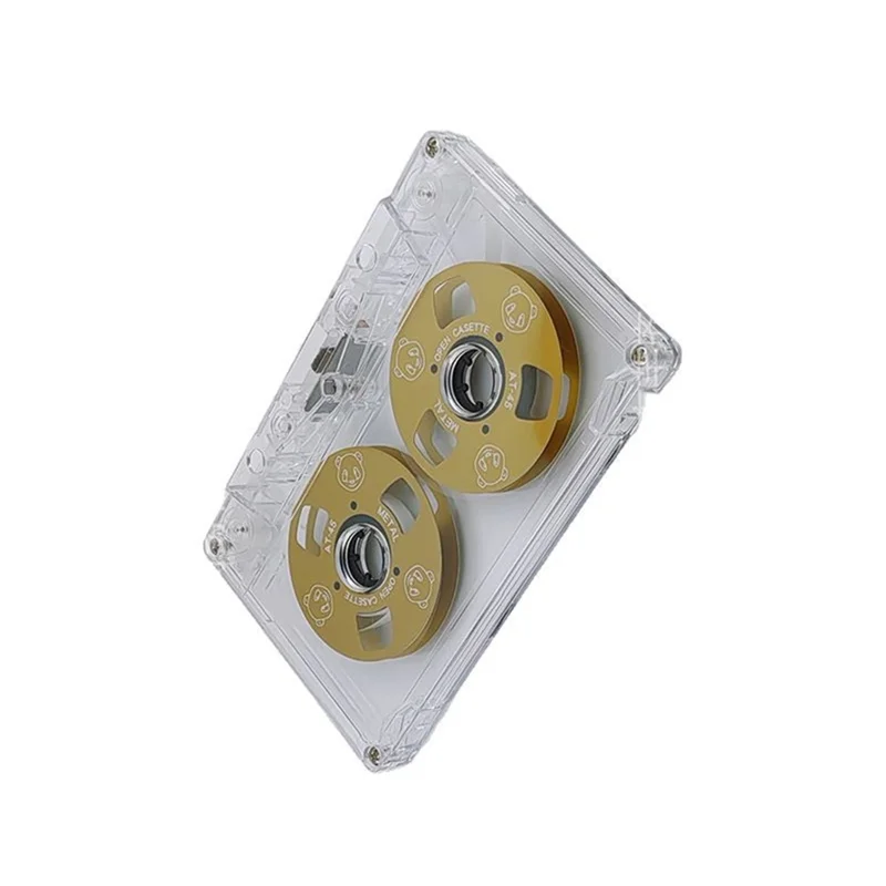 A13E-Blank Cassette Retro Transparent Shell With Cassette For Music Recording Audio Accessories