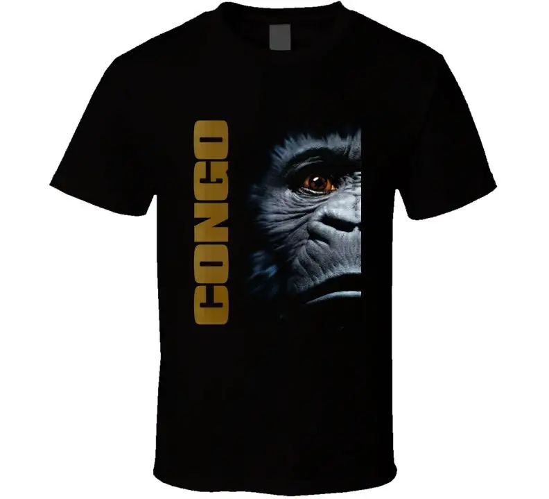 Congo Retro Gorilla Sci Fi Action Movie T Shirt